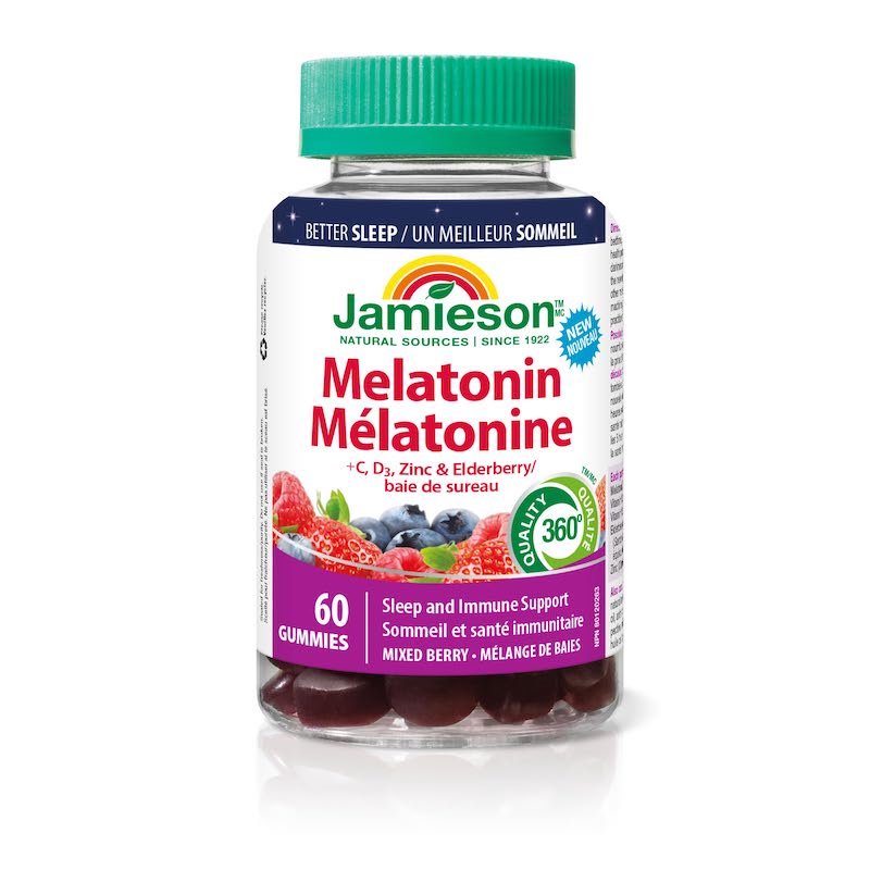Jamieson Melatonin 5mg + Immunity Gummies 60s