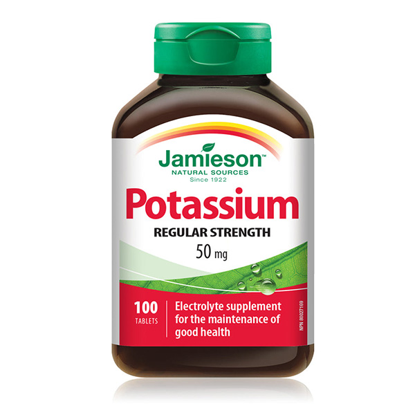 Jamieson Potassium 50mg Tablets 100s