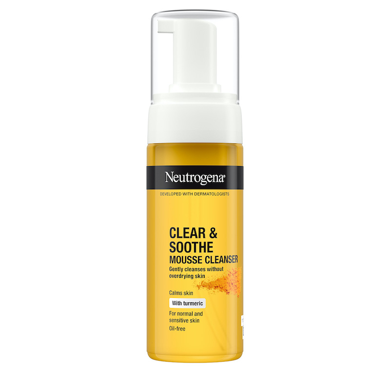 Neutrogena clear& soothe mousse cleanser 150ml