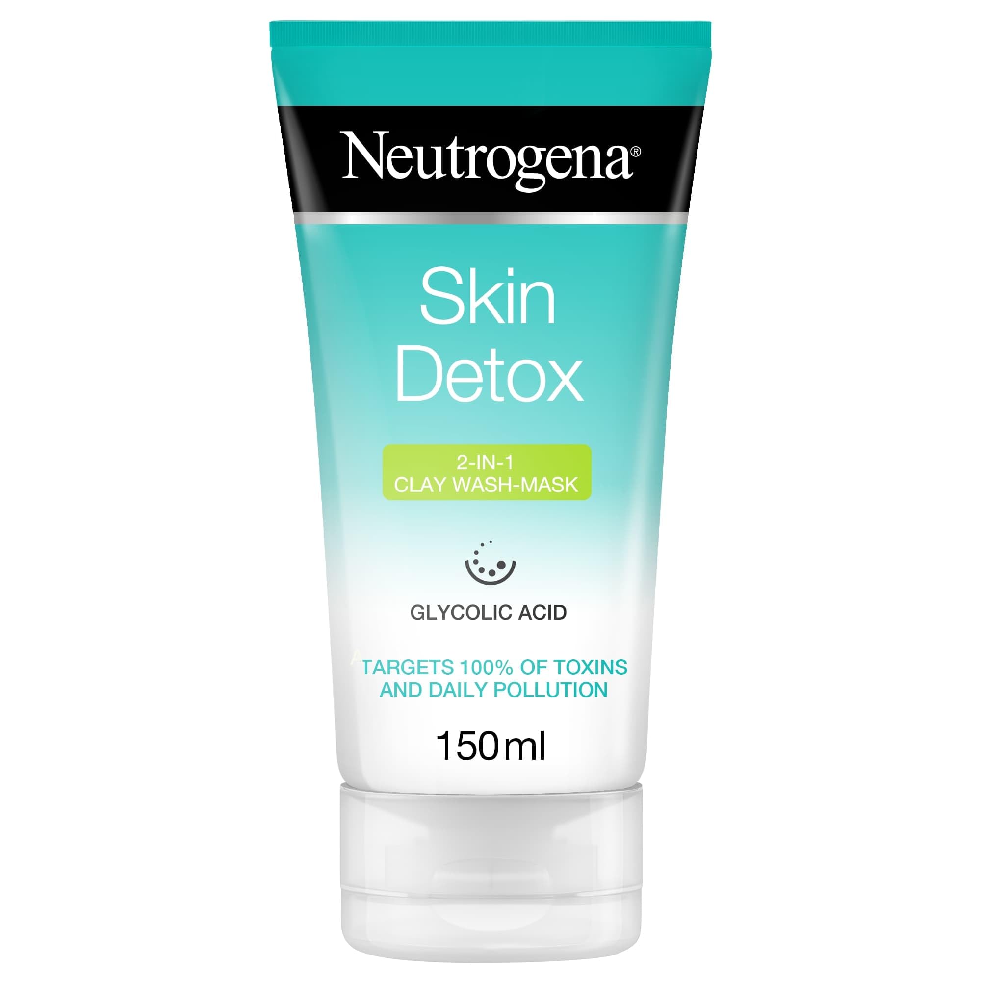 Neutrogena Skin Detox 2-in-1 Clay Wash Mask 150ml