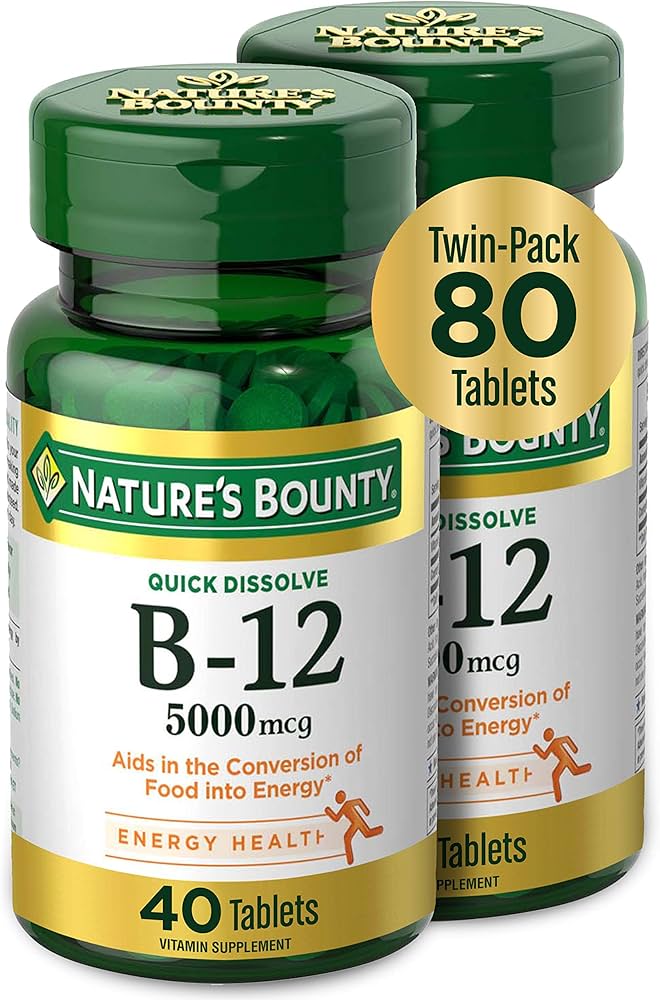 Nature’s Bounty B-12 1000mcg Quick Dissolve Veg Tablets 60s