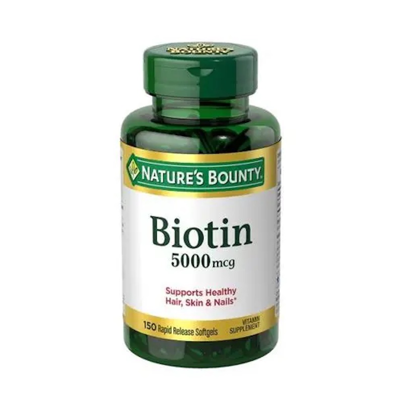 Nature’s Bounty Biotin 5000mcg Rapid Release Softgels 150s