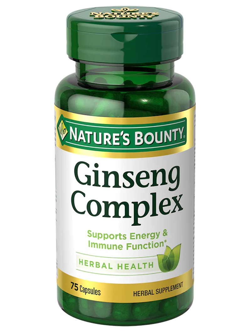 Nature's Bounty Ginseng Complex Capsules 75s