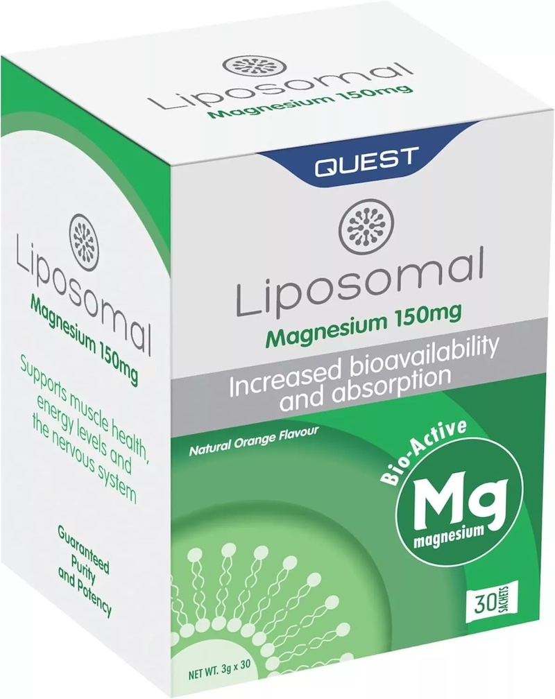 Buy Quest Liposomal Magnesium 150mg Sachets 30’s