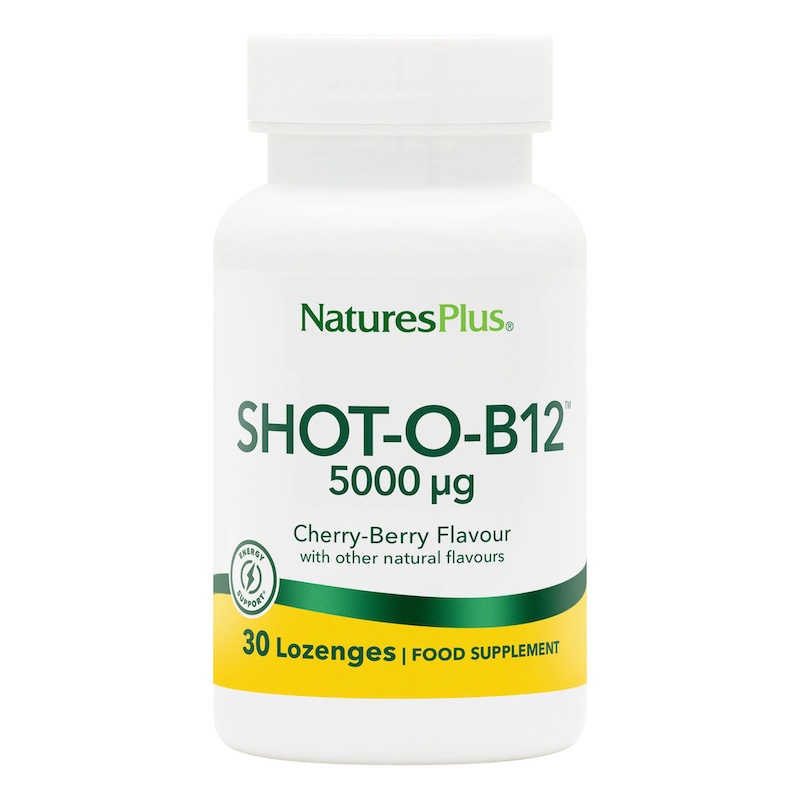 Nature’s Plus Shot-O-B12 5000mcg Lozenges 30's