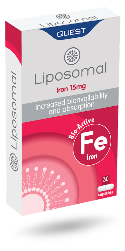 Quest Liposomal Iron 15mg Capsules 30s