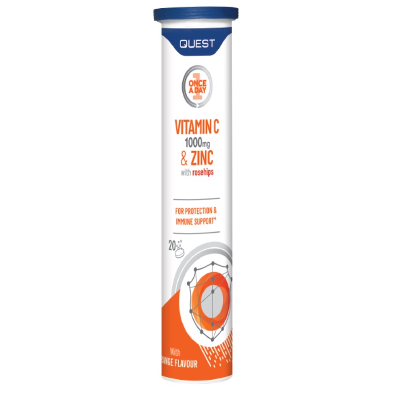 Quest OAD Effervescent Vitamin C 1000mg Tabs 20's