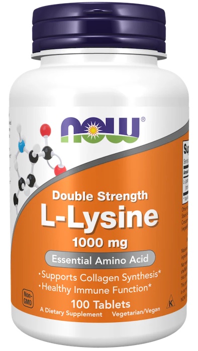Now Double Strength L-Lysine 1000 mg