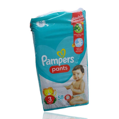 Pampers Pants Size 3 (6 - 11 kg’s) midi, 58 pieces