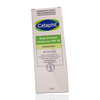 Cetaphil Daily Defence Moisturizer SPF50, Sensitive skin 50g