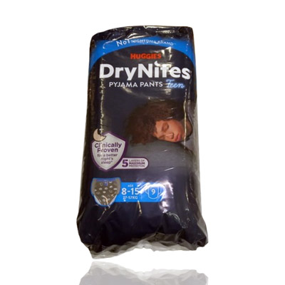 Huggies Drynites Boy 8-15yrs 9pcs