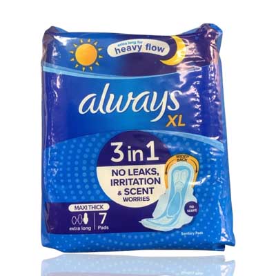 Always XL MAXI THICK Extra Long XL 7's