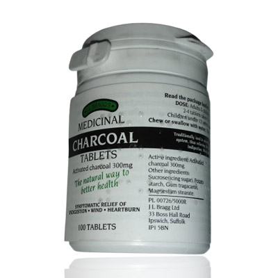 J.L Bragg's Medicinal Charcoal Tablets 100's