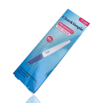 Clear & Simple Pregnancy Test Stick 1s