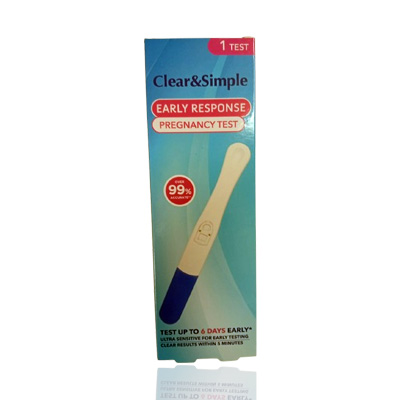 Clear & Simple Early Response Pregnancy Test 1s