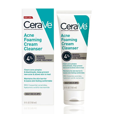 CeraVe Acne Foaming Cream Cleanser – 150ml