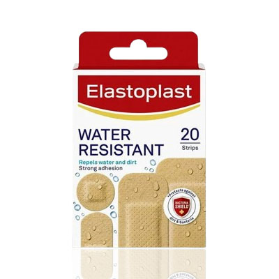 Elastoplast Water Resistant Plasters 20s