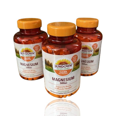 Sundown Magnesium 500mg Coated Caplets 180's