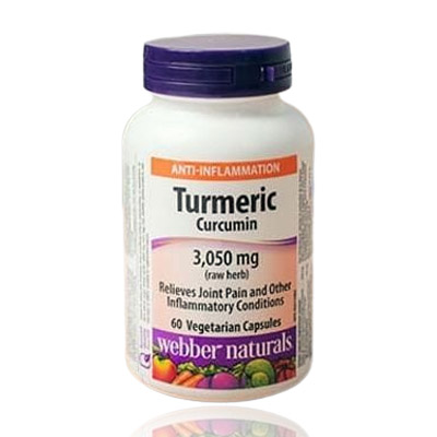 Webber Naturals Turmeric Curcumin 3050mg Veg Caps 60's