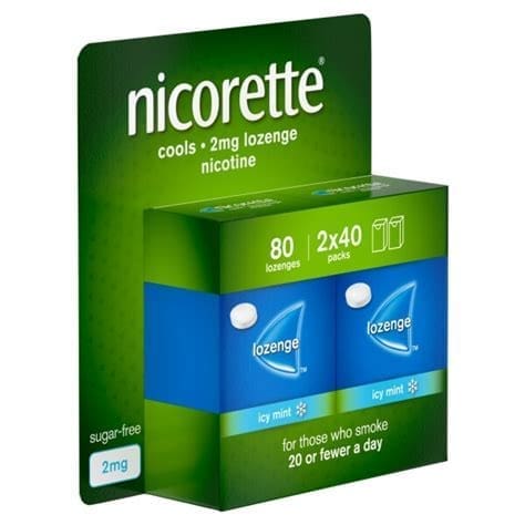 Nicorette Cool Lozenges 2mg 80s