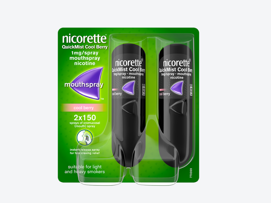 Nicorette QuickMist Mouthspray Cool Berry