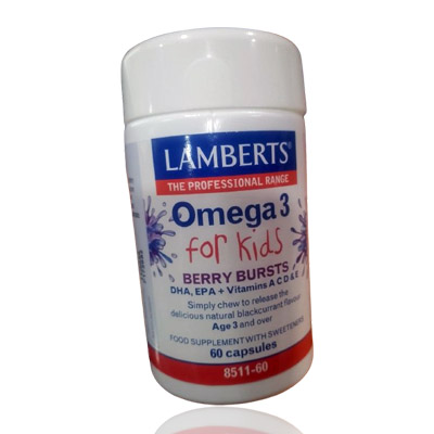 Lamberts Omega 3 for Kids Chewable Caps 60's