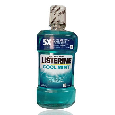 Listerine Mouthwash Cool Mint, 500ml