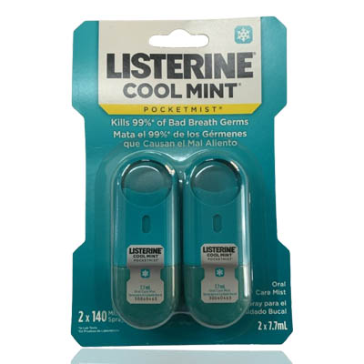 Listerine Coolmint Pocketpaks Fresh Breath Strips 72’s (3x24)