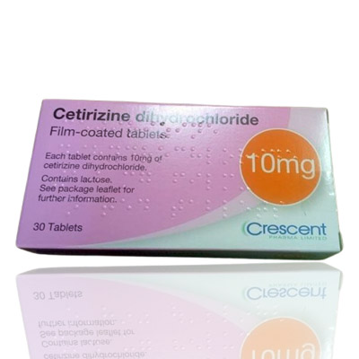 Cetirizine 10mg Tablets 30's
