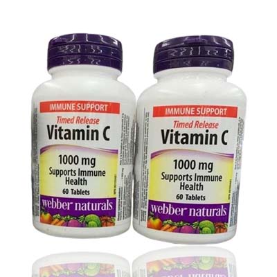 Webber Naturals Vitamin C 1000mg Time Release Tablets 60s