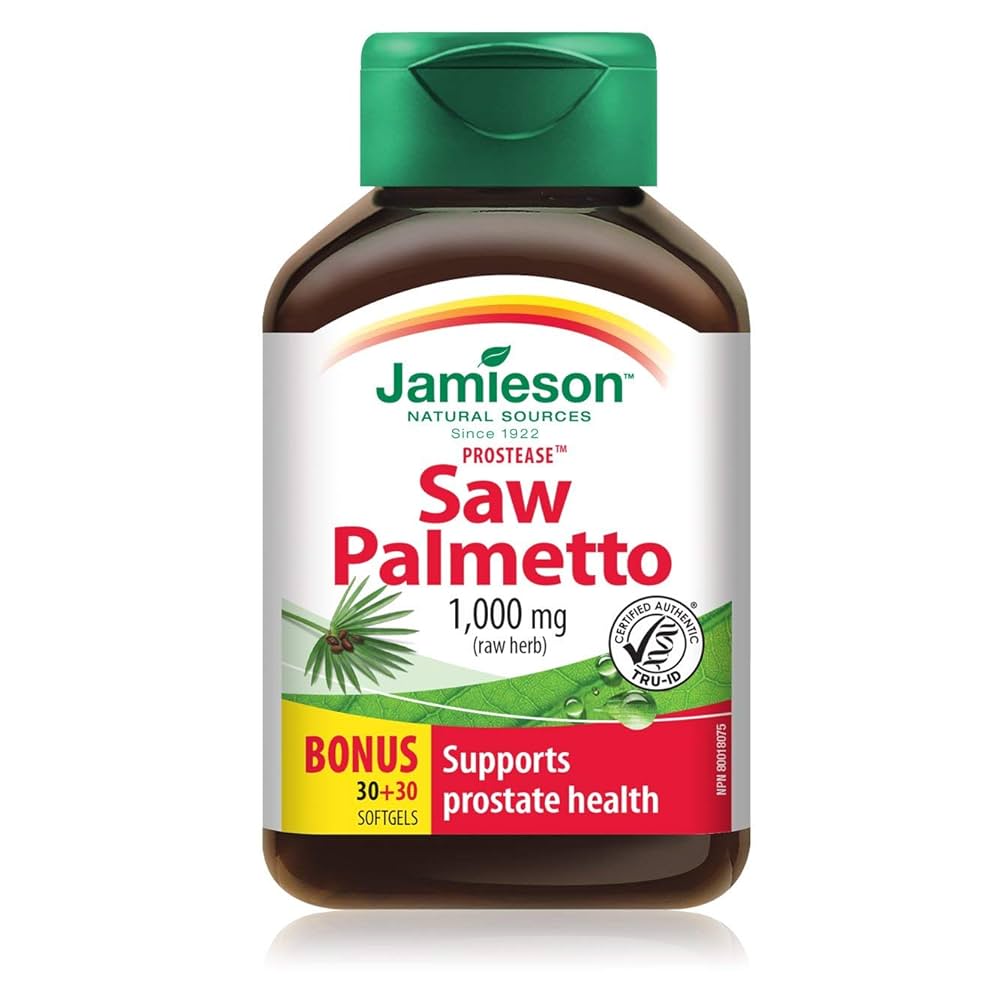 Jamieson Saw Palmetto 1000mg Softgels 60’s