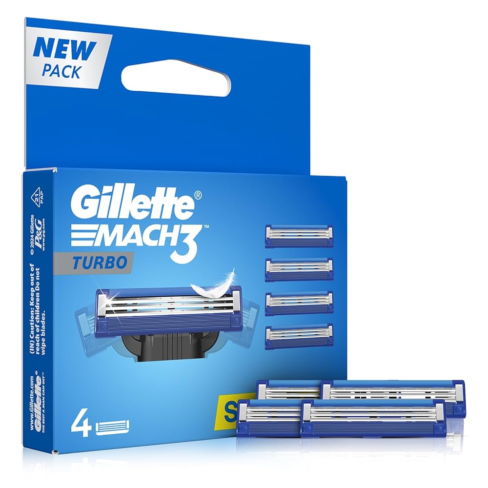 Gillette Mach3 Turbo 4’s Cartridges