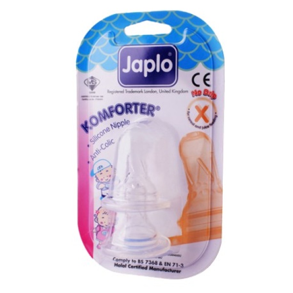 Japlo Orthodontic Komforter S/Teats 2's