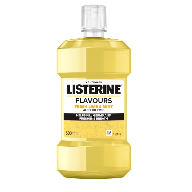 Listerine Mouthwash Fresh Lime & Mint 500ml
