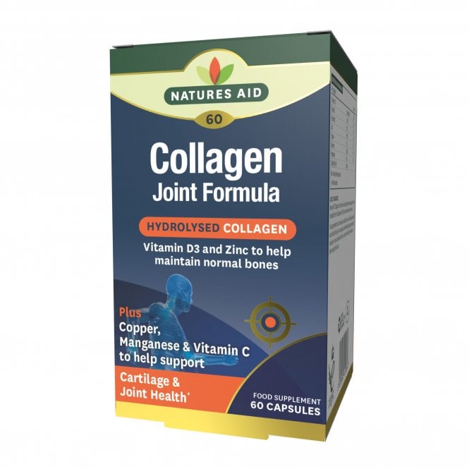Natures Aid Collagen Joint Formula (Hydrolysed) 500mg- 60's