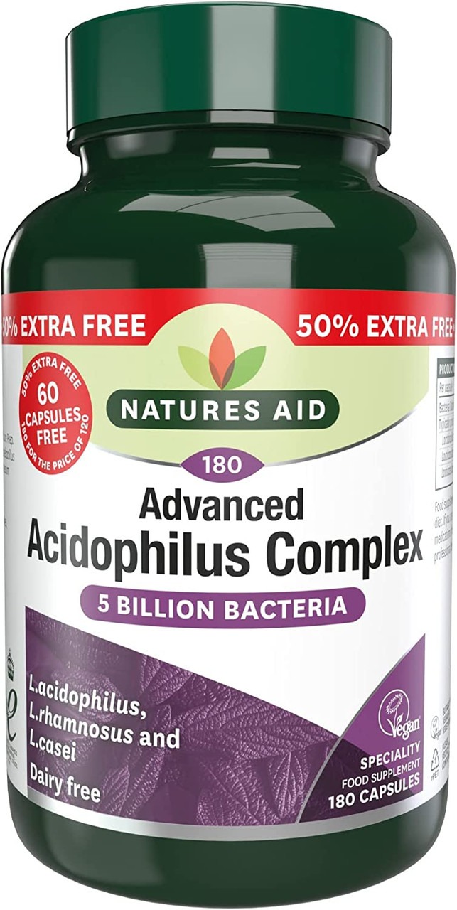 Acidophilus Complex 5 Billion Bacteria (Vegan)-180's