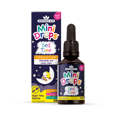 Natures Aid Bed Time Mini Drops for Infants & Children – 50ml