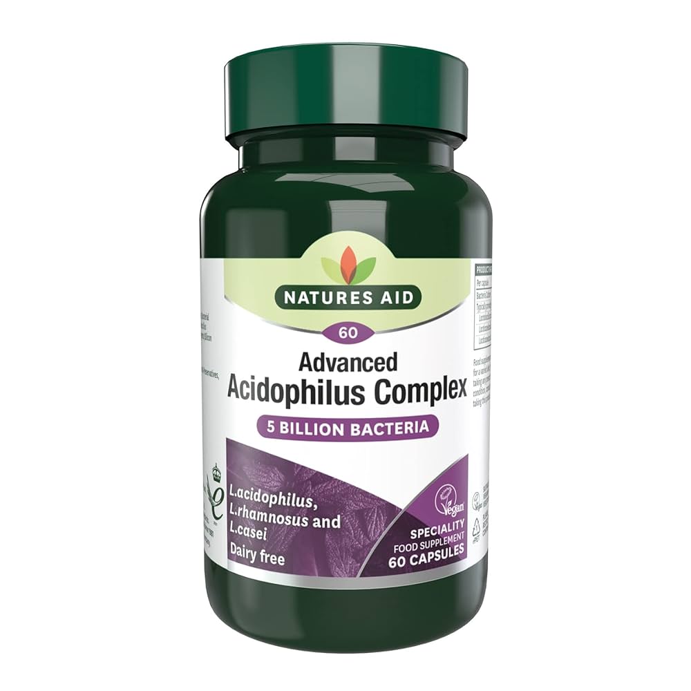 Nature’s Aid Acidophilus Complex 5 Billion (Vegan) – 60s