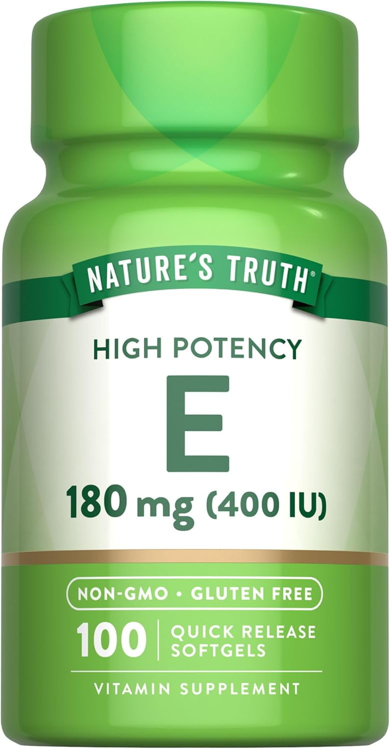 Nature's Truth Vitamin E 400IU QR softgels 100s