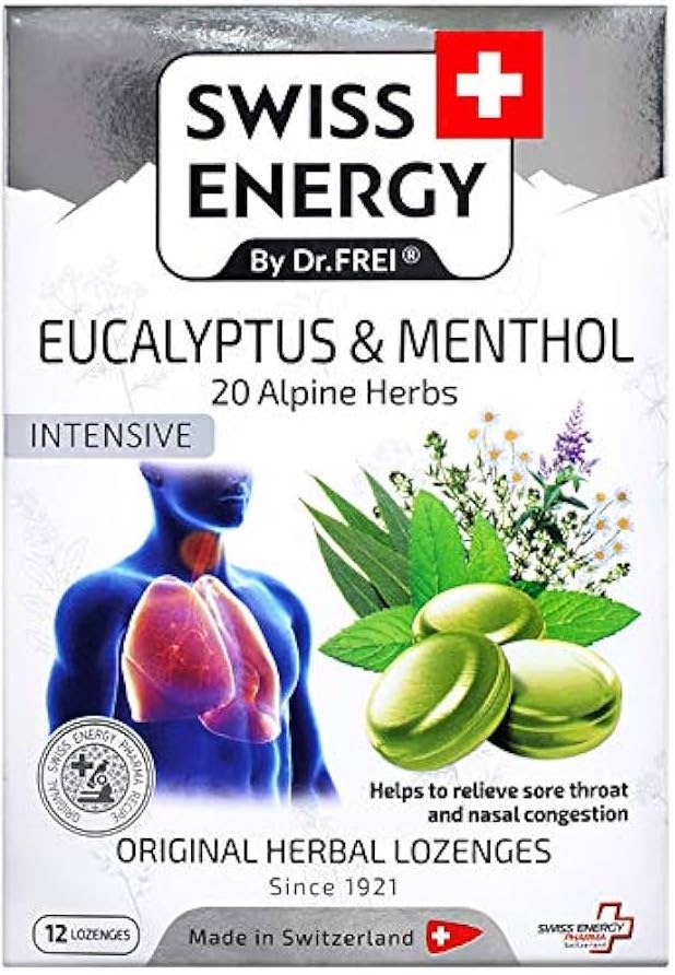 Swiss Energy Eucalyptus & Menthol 20s