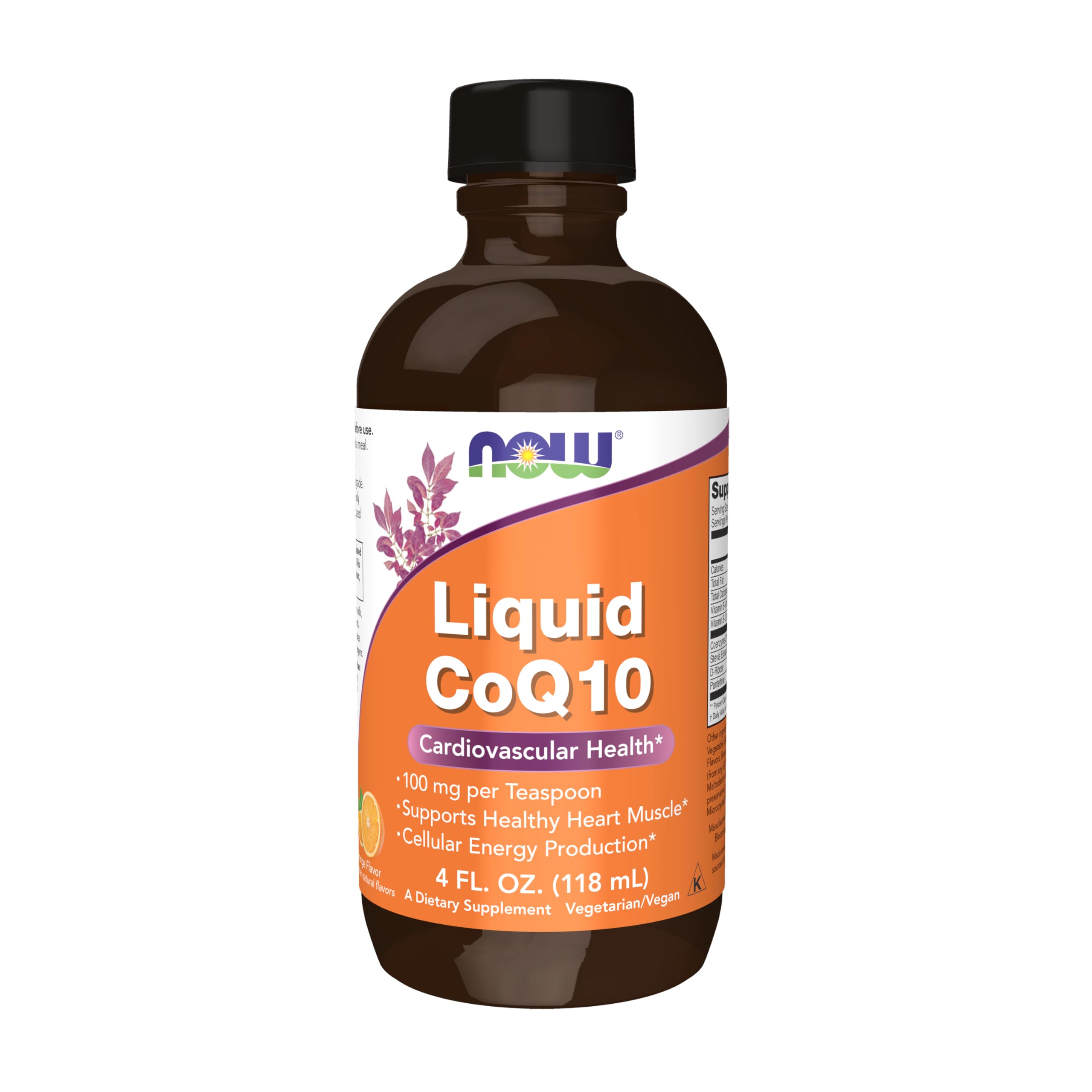 Now Foods Coq10 Liquid Vitamin, 4 Oz.