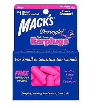 Mack’s Dreamgirl Soft Foam Earplugs – 3 Pairs