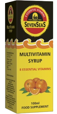 Seven Seas Orange Multi Vitamin Syrup (8 Vitamins) 100ml