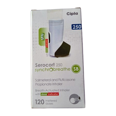 SEROCORT INHALER 250MCG 120MD