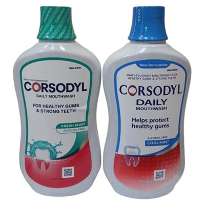 CORSODYL MOUTHWASH ALCOHOL FREE 500ML (FRESH/COOL) MINT