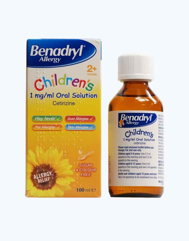 BENADRYL CHILDREN'S 2+ SOLUTION 100ML