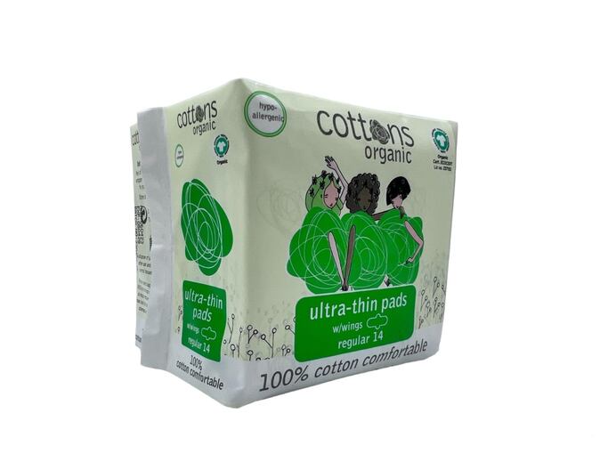 Cottons Organic Pads 14’s