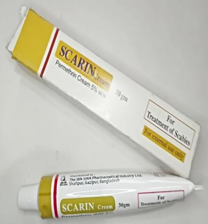 Scarin (Permethrin 5% w/w) Cream 30g