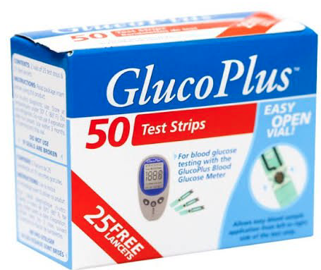 GLUCOPLUS STRIPS 50S