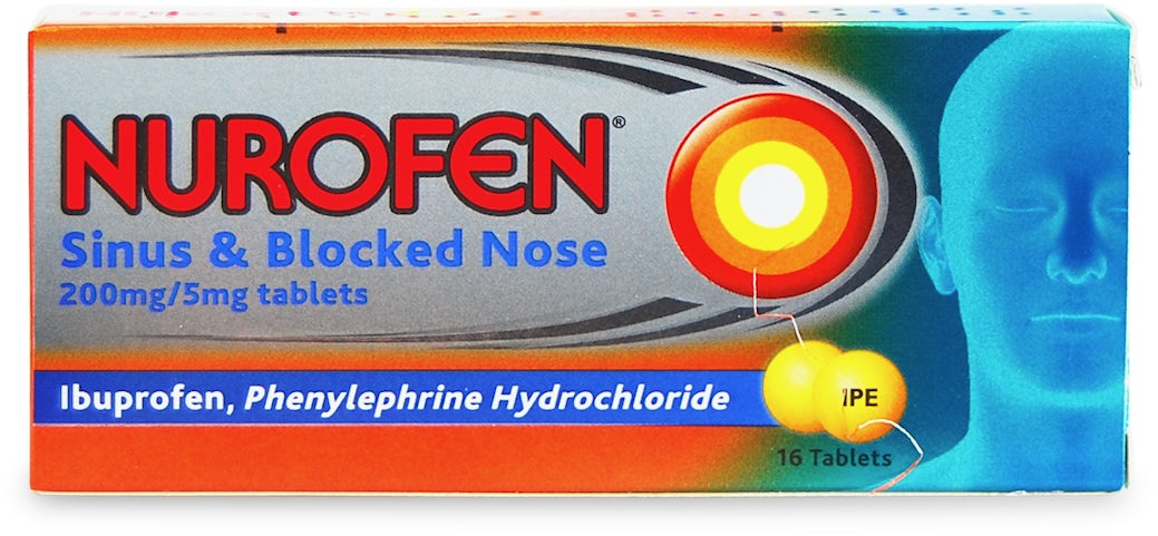 Nurofen Sinus & Blocked Nose Tablets 16s